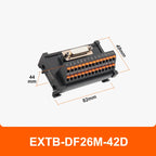 ENMG Direct Insertion 8A 300V DB9 Serial Terminal Block 9 pole 15db25 37 44 50 78 pin male female terminal block rail type D-SUB