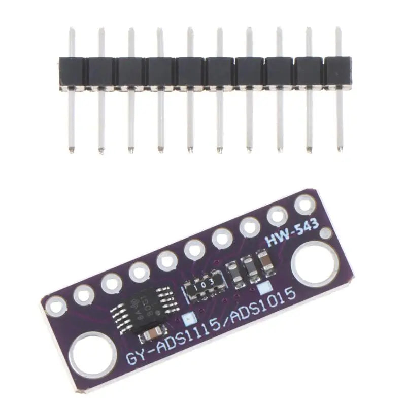 ADS1115 4 Channel 16Bit ADC Board Adjustable Gain High Precision Module for Low Power Consumption Electronic Projects Raspberry
