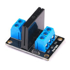 High Level/Low Level 5V 1 Channel SSR G3MB-202P Solid State Relay Module 240V 2A Output with Resistive Fuse for Arduino