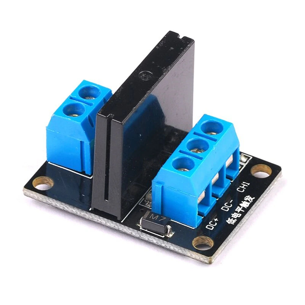 High Level/Low Level 5V 1 Channel SSR G3MB-202P Solid State Relay Module 240V 2A Output with Resistive Fuse for Arduino