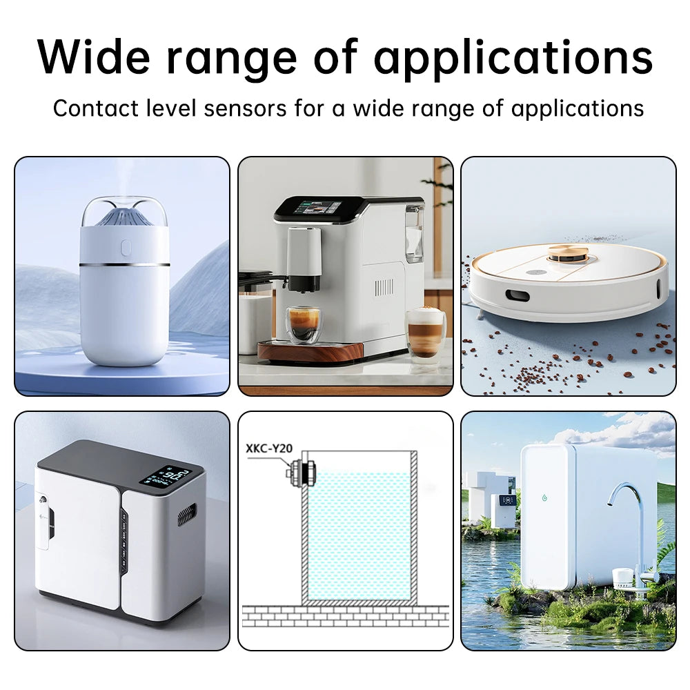 XKC-Y20-V/ XKC-Y20-NPN Low Cost Capacitive Contact Typle Liquid Level Switch Level Sensor for Both Metal and Non-metallic Tank