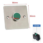 Stainless Steel 86 Type Concealed Push Button Switch Emergency Stop Start Fan Elevator Remote Control Panel