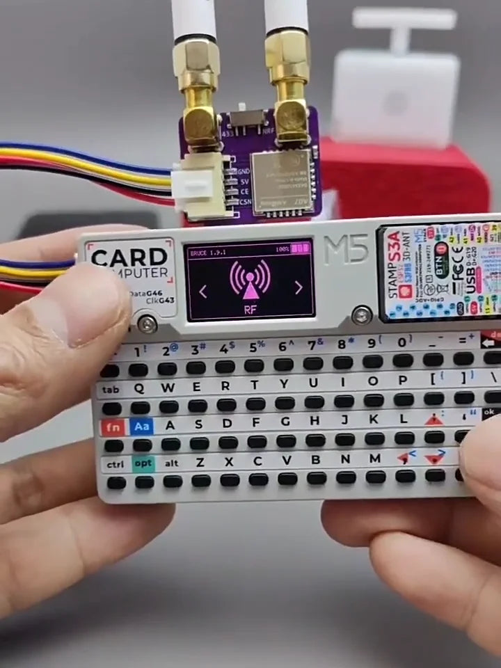 CC1101 NRF24L01 2-in-1 Compatible with Cardputer CARD M5Stack Firmware Suitable for Cardputer V1.1 Version