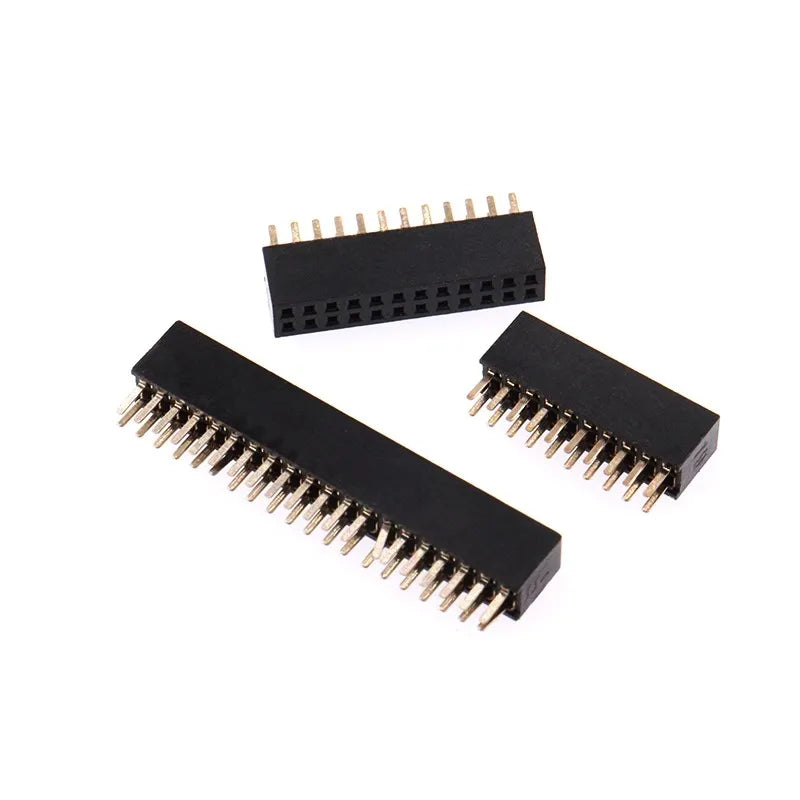 10Pcs/Lot  1.27mm Pitch 2x2P-50Pin Double Row Male Female Pin Header PCB Board Connector 1.27 mm Pinheader Socket SMD SMT