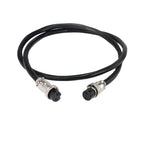 GX20 2 Side Female Plug Electrical Aviation Connector M20 2 3 4 5 6 7 8 9 10 12 14 15 Pin 1m 2m 3M Extension Cable customizable