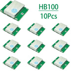 1/10/30/50Pcs Domestic X Band Microwave Doppler Radar Detector Probe Sensor Module HB100 Wireless Motion Detection Sensor