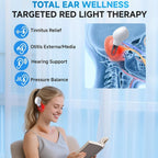 650nm Laser Ear Therapy Device | Tinnitus Relief Earplug for Otitis Media, Rhinitis & Sinusitis Care