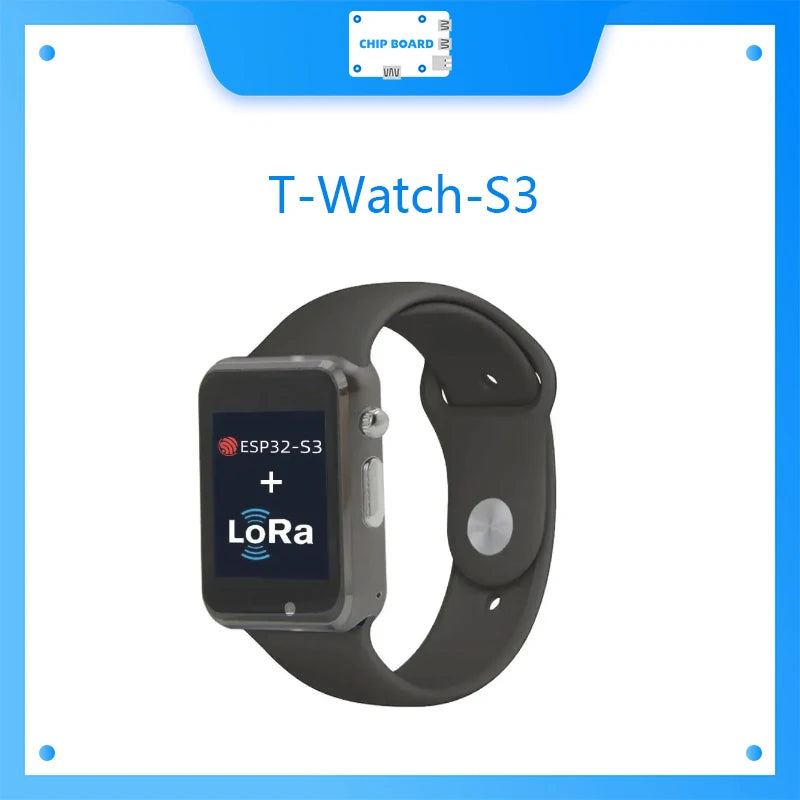 T-Watch-S3 Programmable Touchable Watch Integrated ESP32-S3 WIFI Bluetooth LoRa BMA423 Sensor MAX98357A Mic Speaker