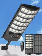 Solar Street Lights Outdoor Waterproof 50000LM Wide Angle Solar Light Parking Light with Motion Sensor for Security Street Light