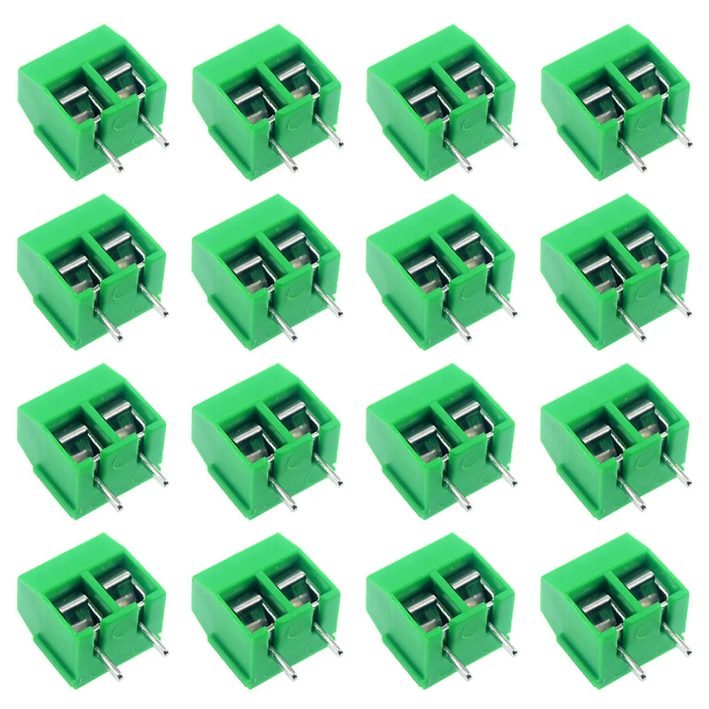 10/50PCS PCB Terminal Block Connector Pitch 5.0mm KF301 Straight Pin 2P 3P Screw PCB Terminal Blocks Connector Assortment Kit