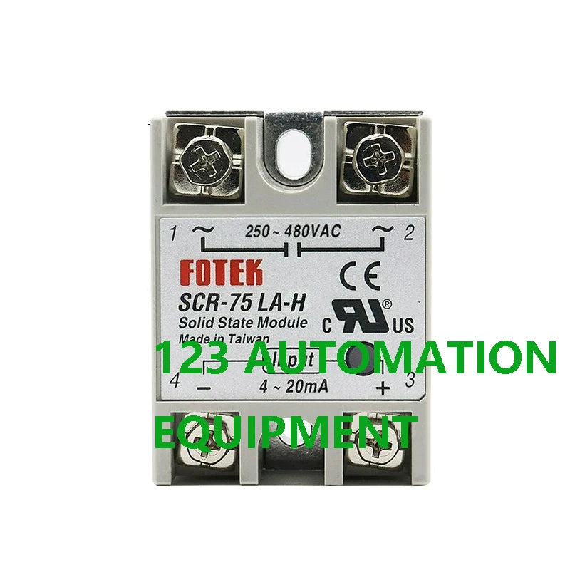 Authentic New FOTEK SCR-25LA 40LA 50LA 75LA-H  SCR-25LA 40LA 50LA 75LA Single Phase Solid State Relay SSR Small AC