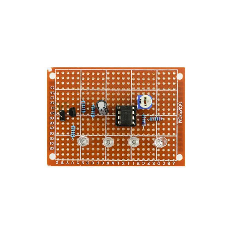 5/10PCS Universal PCB Breadboard 5*7CM Yellow Single Sided Printed Circuit Boards 1.2MM Thick DIY Prototype Copper PCB Board
