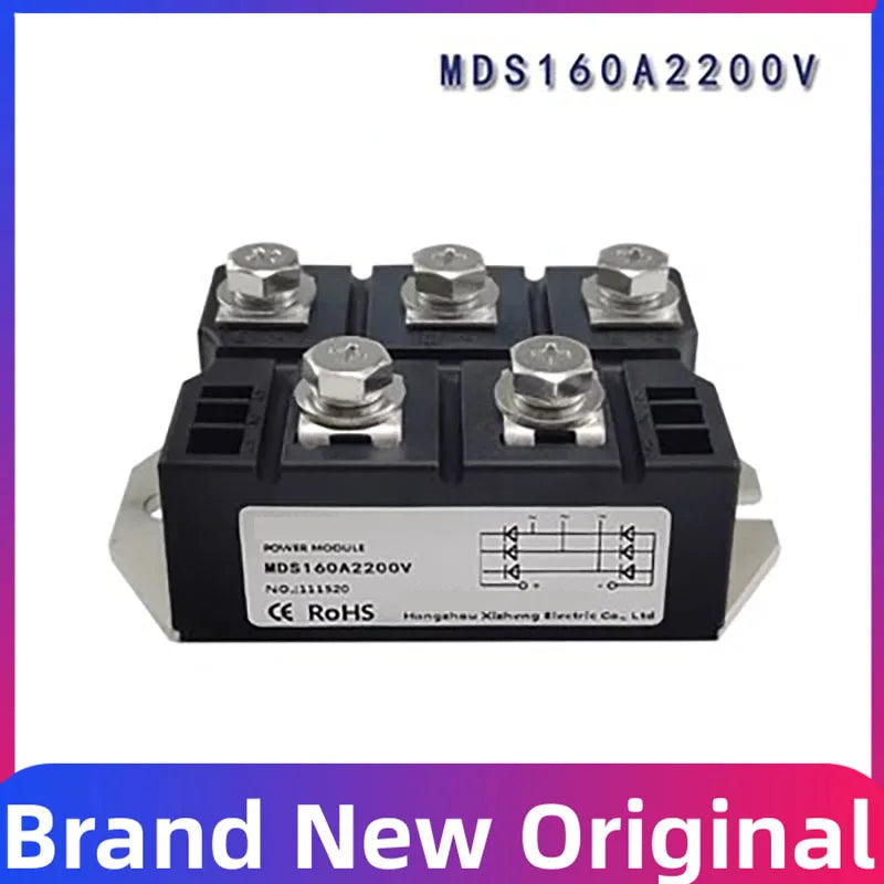 (Type I) Commercial electromagnetic stove MDS100A 150A 160A 200A 250A1600V 2000V 2200V three-phase rectifier bridge module