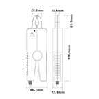ETCR008 ETCR014 Sharp Nose Clamp Current Sensor AC Leakage Phase Power Energy Transducer Turn Ratio 2500:1 CT Technology
