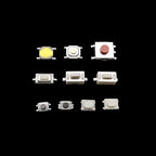 250Pcs Micro Tactile Tact Push Button Switch Assorted Kit 2P 4 Pin SMD PCB Momentary Self-reset Car Remote Control Switch Repair