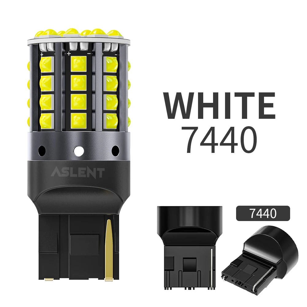 2pcs Car LED Lights BA15S P21W 1156 BAU15S PY21W 1157 BAY15D 44*3030SMD Canbus Front Tail Turn Signal Lamps 7440 7443 W21/5W 12V
