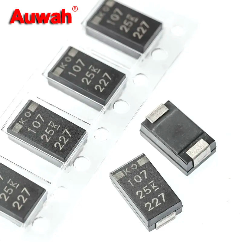 5pcs/lot 25V 100UF T521D107M025ATE040 7343 Type D SMD Polymer Tantalum Capacitors Low ESR 40mOhms New and Original