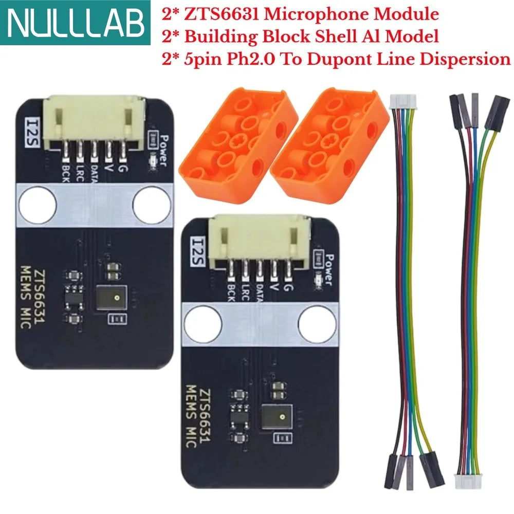 I2S MEMS Microphone Module ZTS6631 High Sensitivity Digital Audio Sensor PH2.0 Connector supports ESP32 for HOME Assistant