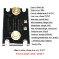 DC Control DC Solid State Relay 3-32VDC Control 75VDC Load Voltage High Current 500A 1000A with Heat Sink Raditor High Power SSR