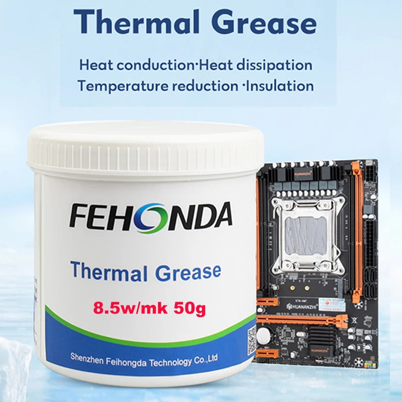 FEHONDA TG-8 Thermal Paste 8.5W/m.K High Performance Thermal Grease Thermal Conductive Silicone Grease for Game CPU GPU Cooling