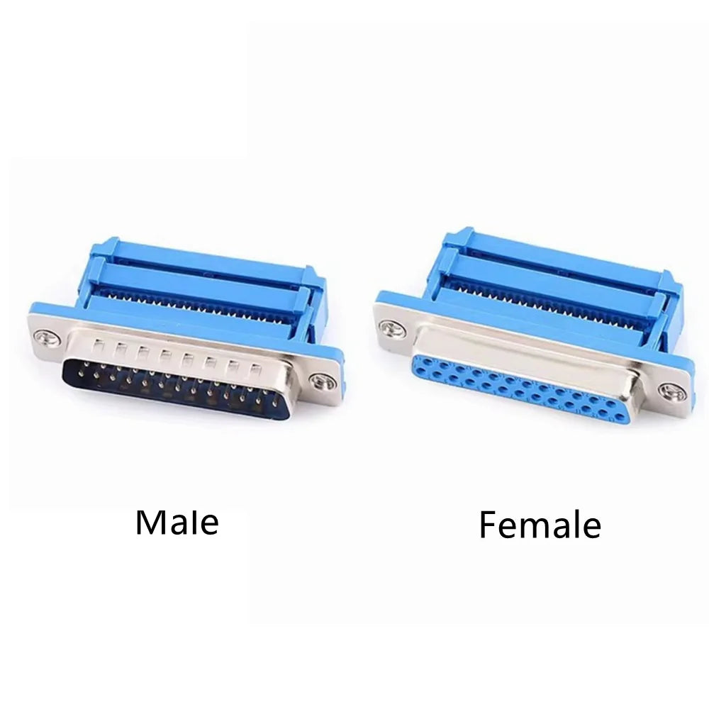 2/5PCS D-SUB IDC Connector DIDC9 DIDC15 DIDC25 DIDC37 Pin Male Female Shielding Cover Adapter For Flat Cable DB9 DB15 DB25 DB37