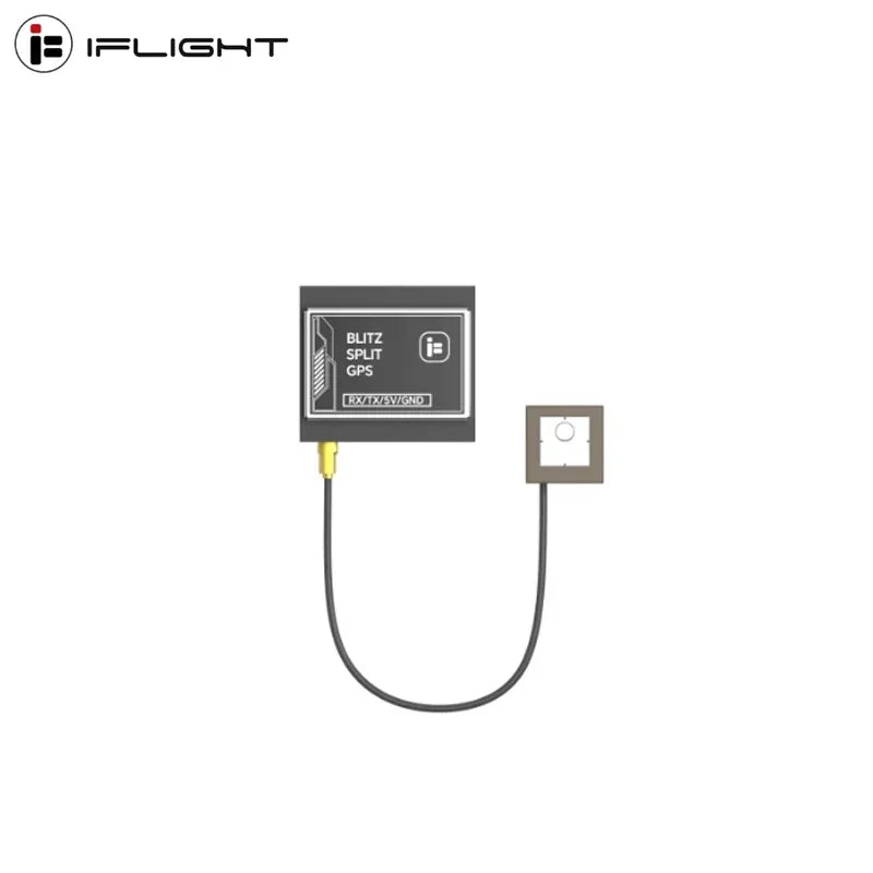 iFlight BLITZ SPLIT GPS Defender25, UBLOX M10, 10Hz, Onboard LNA, 3.3-5.5V, Split Antenna, Built-in Flash for FPV RC Racing
