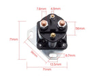 12V DC Metal Car Motor Starter Solenoid Relay Contactor 150A High Current For Auto Lawn Mowers Tractor Marine Power Accessories