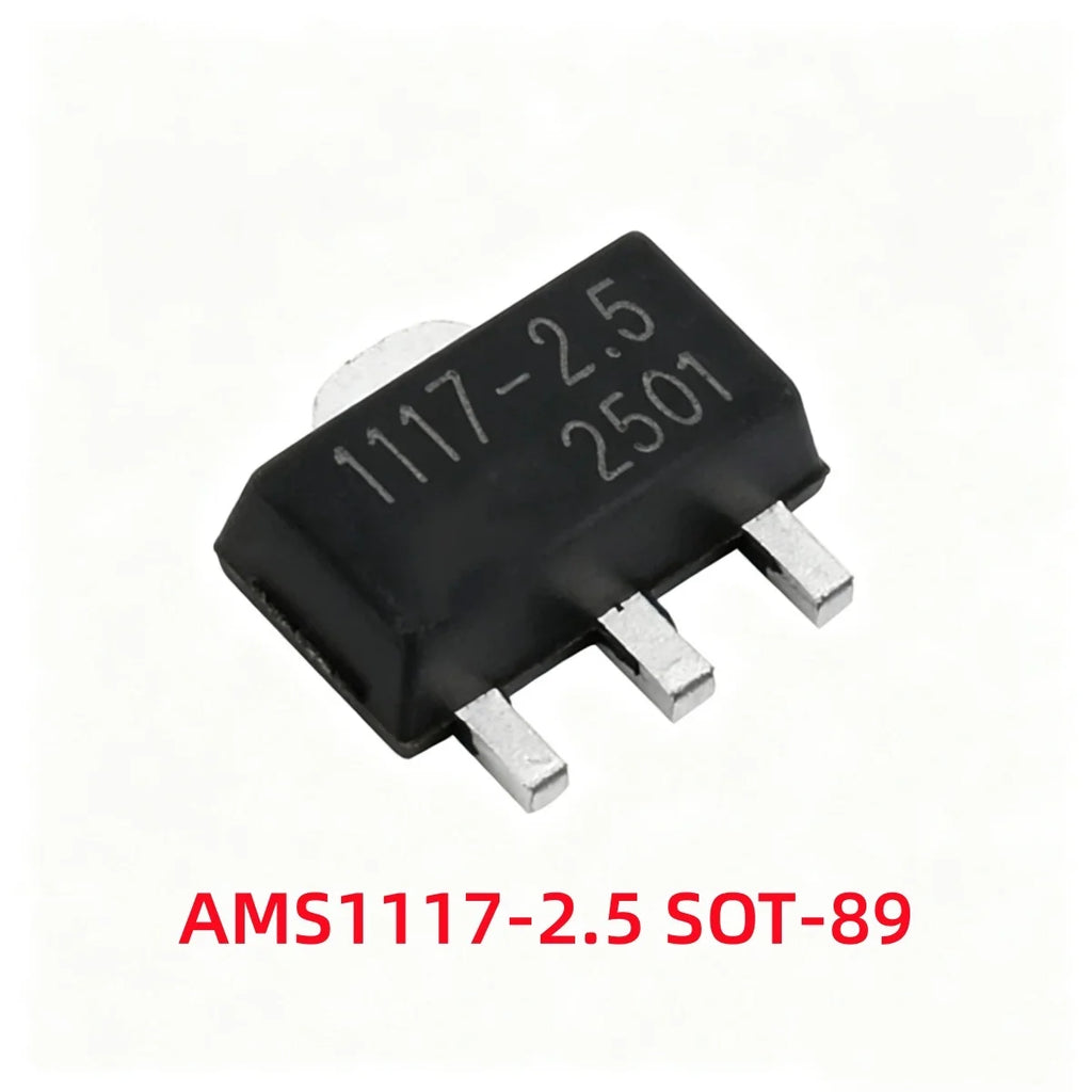 50/100Pcs AMS1117-1.2V 1.5V 1.8V 2.5V 3.3V ADJ SOT-223 SOT-89 AMS1117CD-5.0 TO-252 Adjustable/Fixed Low Dropout Linear Regulator