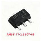 50/100Pcs AMS1117-1.2V 1.5V 1.8V 2.5V 3.3V ADJ SOT-223 SOT-89 AMS1117CD-5.0 TO-252 Adjustable/Fixed Low Dropout Linear Regulator