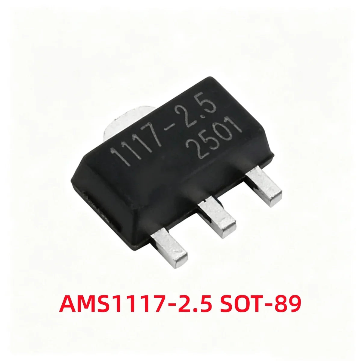 50/100Pcs AMS1117-1.2V 1.5V 1.8V 2.5V 3.3V ADJ SOT-223 SOT-89 AMS1117CD-5.0 TO-252 Adjustable/Fixed Low Dropout Linear Regulator