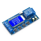 1PCS 6-30V Micro USB Digital LCD Display Time Delay Relay Module Control Timer Switch Trigger Cycle Module XY-LJ02