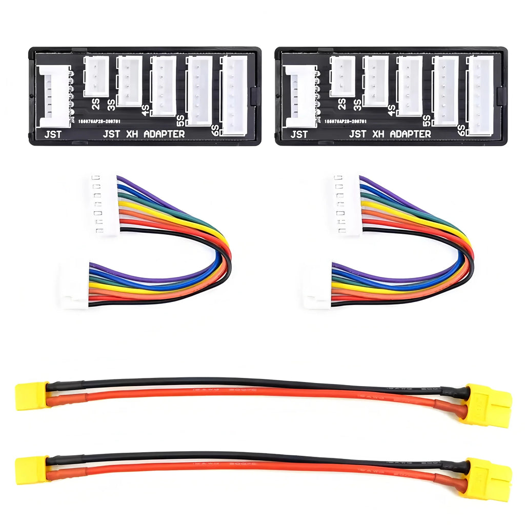4Pcs XT60 to XT30 Plug Female Male Adapter Converter for FPV Drone RC Lipo NiMH Battery Charger ESC (2pcs Male XT60 to Female XT