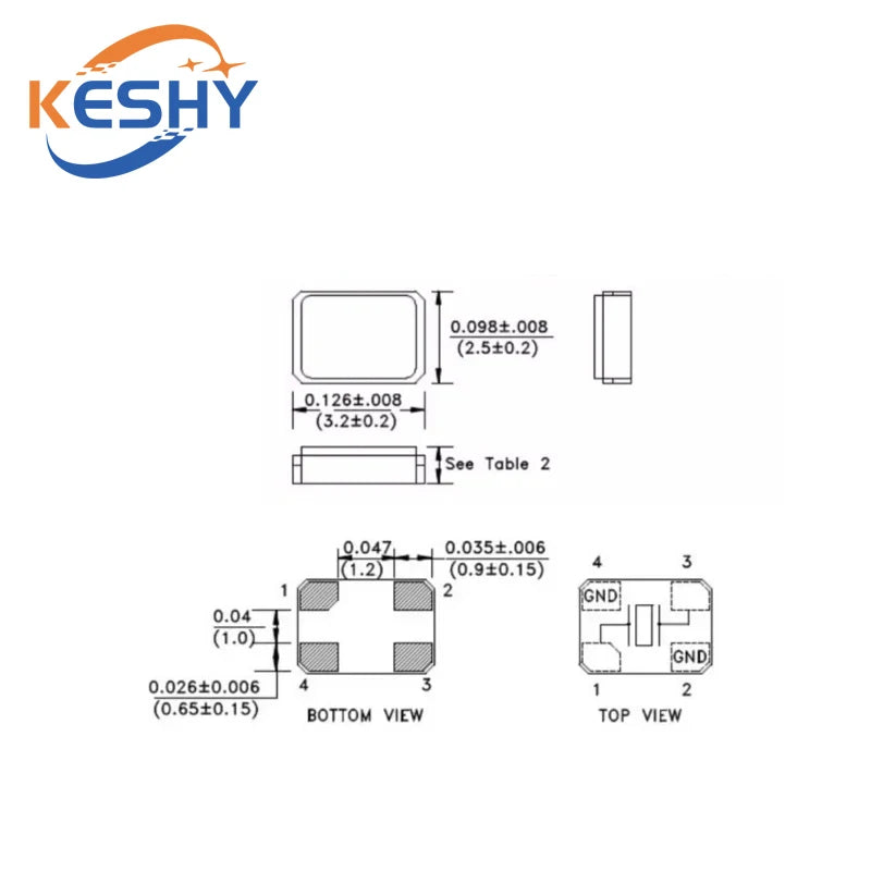 5PCS 3225 Passive SMD Quartz Resonator Crystal Oscillator Metal SMD 4pin 8MHZ 10MHZ 12MHZ 16MHZ 20MHZ 24MHZ 25MHZ 27M 32M 40M