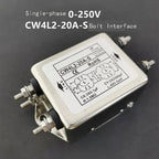 New 220V AC Anti-interference Power Supply EMI Filter CW4L2 CW4L2-20A-S CW4L2-6A-S CW4L2-10A-S CNC Purifier for Enhanced Perform