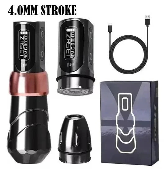 Hot Selling New FK Iron FLUX MAX 3.5/4.0/4.6 Stroke Popular Professional Wireless Rotary Tattoo Machine Pen, Tattoo Supplies