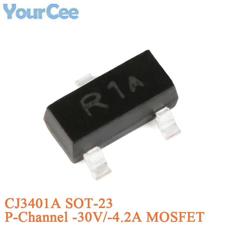 50pcs CJ3401A R1A CJ3401 R1 CJ3407 3407 CJ2307 S7 CJ2303 S3 CJ2321 S21 CJ2301 S1 CJ2305 S5 SOT-23 P-channel SMD MOSFET BSS84