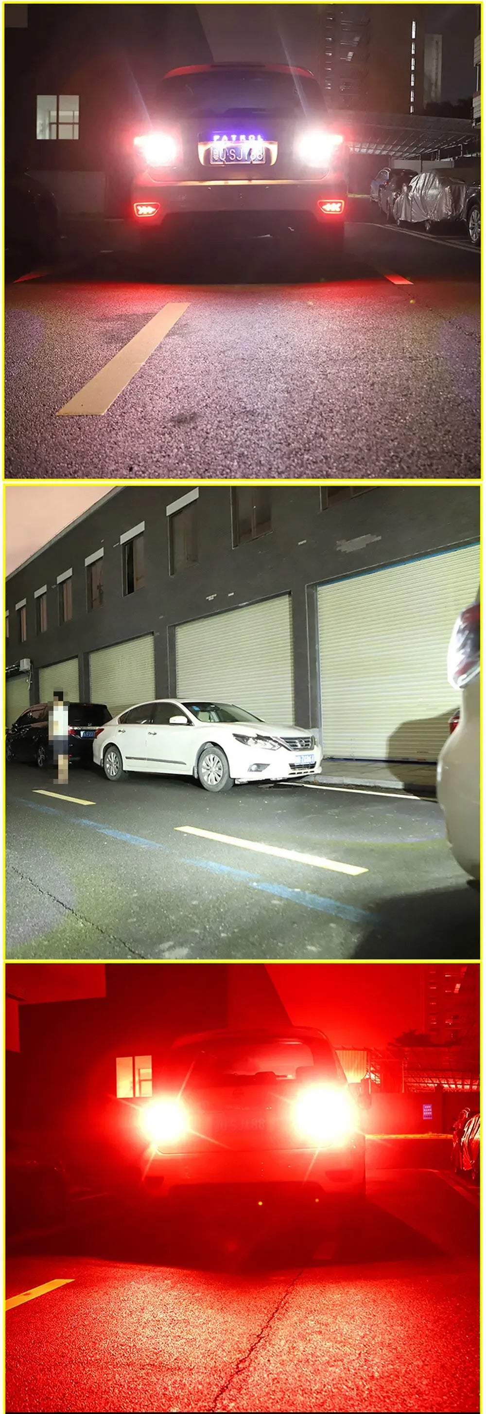 2/6pcs T15 Reverse Light W16W Led Super Bright 10W Canbus Backup Light Car Park Light White Red 12V
