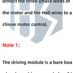 24W BLDC Motor Driver Module 5V-40V 2A Three-Phase PWM with Hall Sensor and Inductive Control