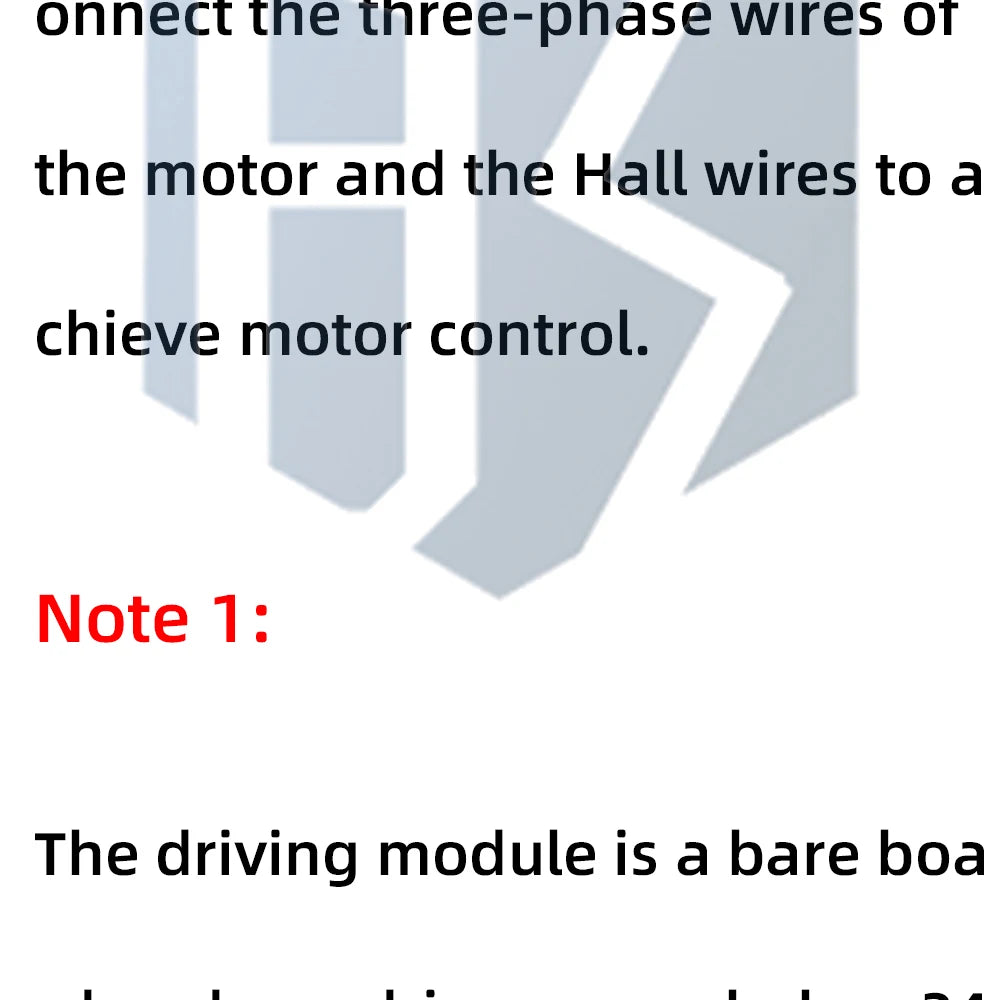 24W BLDC Motor Driver Module 5V-40V 2A Three-Phase PWM with Hall Sensor and Inductive Control