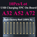 10pcs Charging FPC on MainBoard for Samsung A12 A22 A52 A55 A56 A13 A33 A34 A51 A71 A40 A80 A21S A05 A06 A07 FPC Connector Port