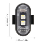 Car Motorcycle RGB LED Strobe Lights 8 Colors LED Flash Position Wireless Light Aircraft Airplane Helicopter Warning Lights