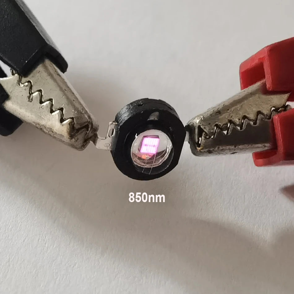 3W High Power LED beads IR 850nm 940nm 740nm 60 90 120 degree Infrared LED IR Light Emitting Diode  for Night Vision CCTV DIY
