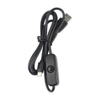 10 PC Power Supply  5V 2.5A  Power Adapter + Switch ON/OFF Micro USB Port Cable for Raspberry Pi 3B+ Orange Pi Zero 2 Banana Pi
