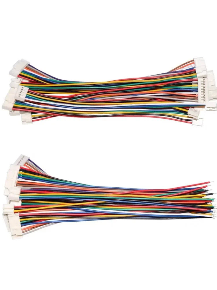 5pcs 10/15/20cm HY2.0mm Single/Double Same/Reverse Cable Connector Electronic Terminal Wire WT Buckle 26AWG 2/3/4/5/6/7/8/9/10P