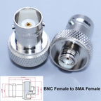 YanXi Round Disc BNC Female Jack To SMA Male Female Adapter Coaxial Radio Frequency Walkie-talkie Radio Antenna RF Connector