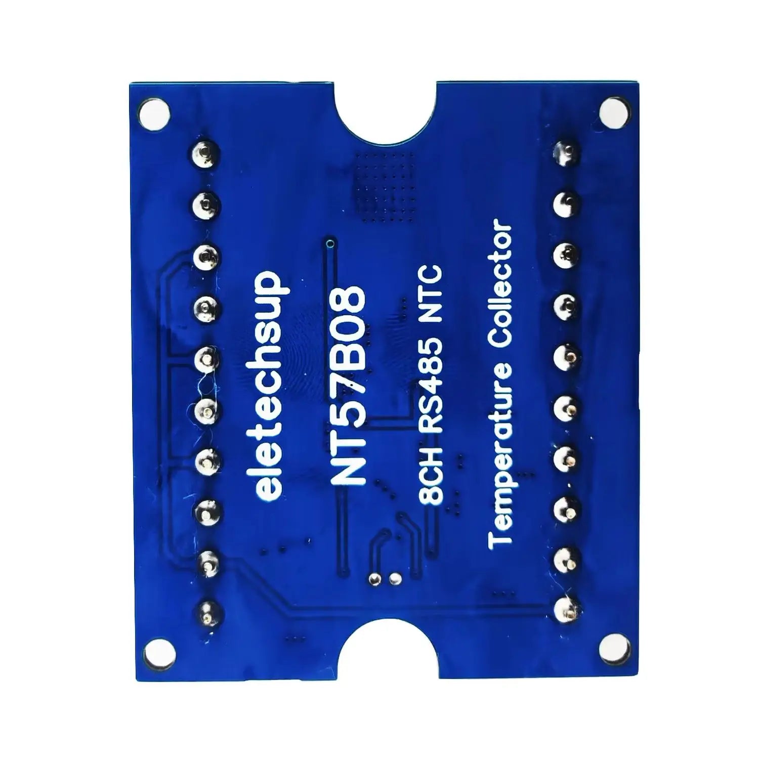 Modbus RTU RS485 NTC Thermocouple Sensors Paperless Recorder Controller 8CH Temperature & Resistance Acquisition Board
