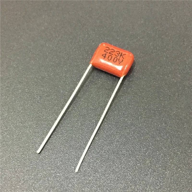10Pcs/100Pcs CBB Capacitor 223 400V 223K 0.022uF 22nF P8 CL21 Metallized Polypropylene Film Capacitor