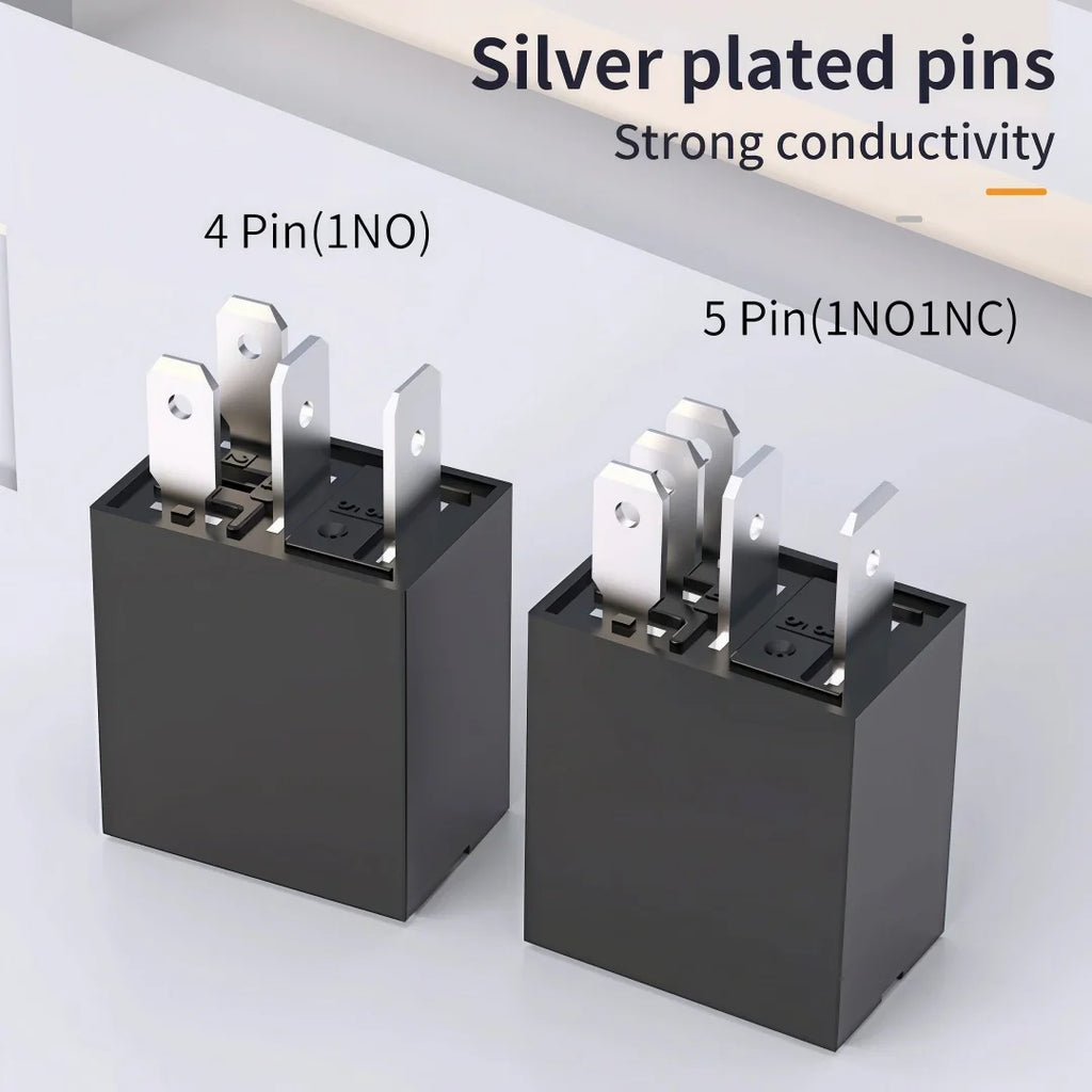 LANBOO 12V/24V 30A Violet Relay for Car 4PIN/5PIN 1NO/1NO1NC Modification Parts