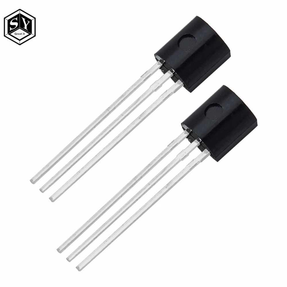 50PCS/LOT Transistors (25×2N5401 + 25×2N5551) – TO-92 Package | NPN/PNP Complementary Pair | DIP Compatible