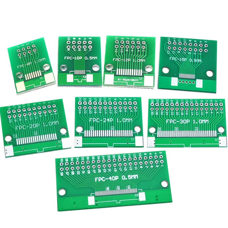 FPC/FFC Adapter Board 0.5/1.0MM to 2.54MM Soldered Connector 4/5/6/8/10/12/14/16/20/26/3040/45/50/60Pin